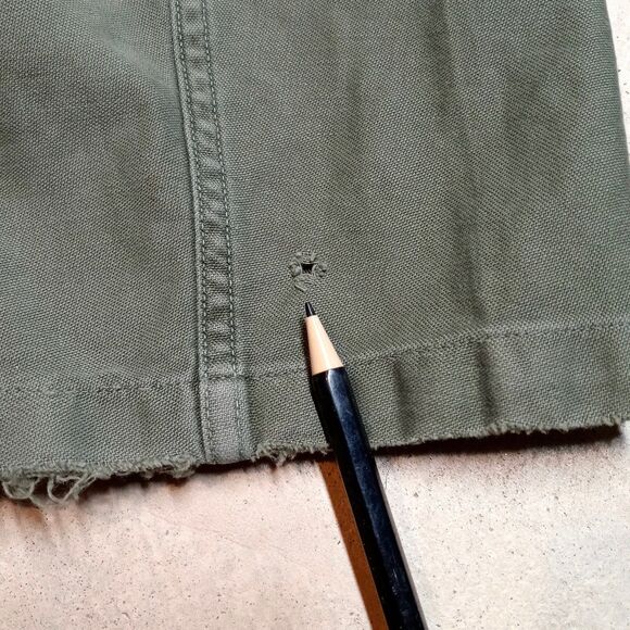 Vintage OG 107 US Army Shirt Jacket Size Small Vietnam War Era 60s Sateen Field - Picture 8 of 13